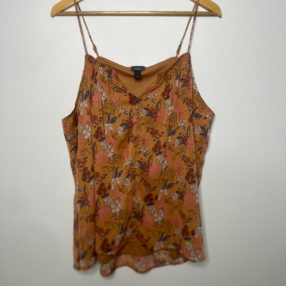 Daytrip Autumn Rust Floral Sundress L - Picture 2 of 6